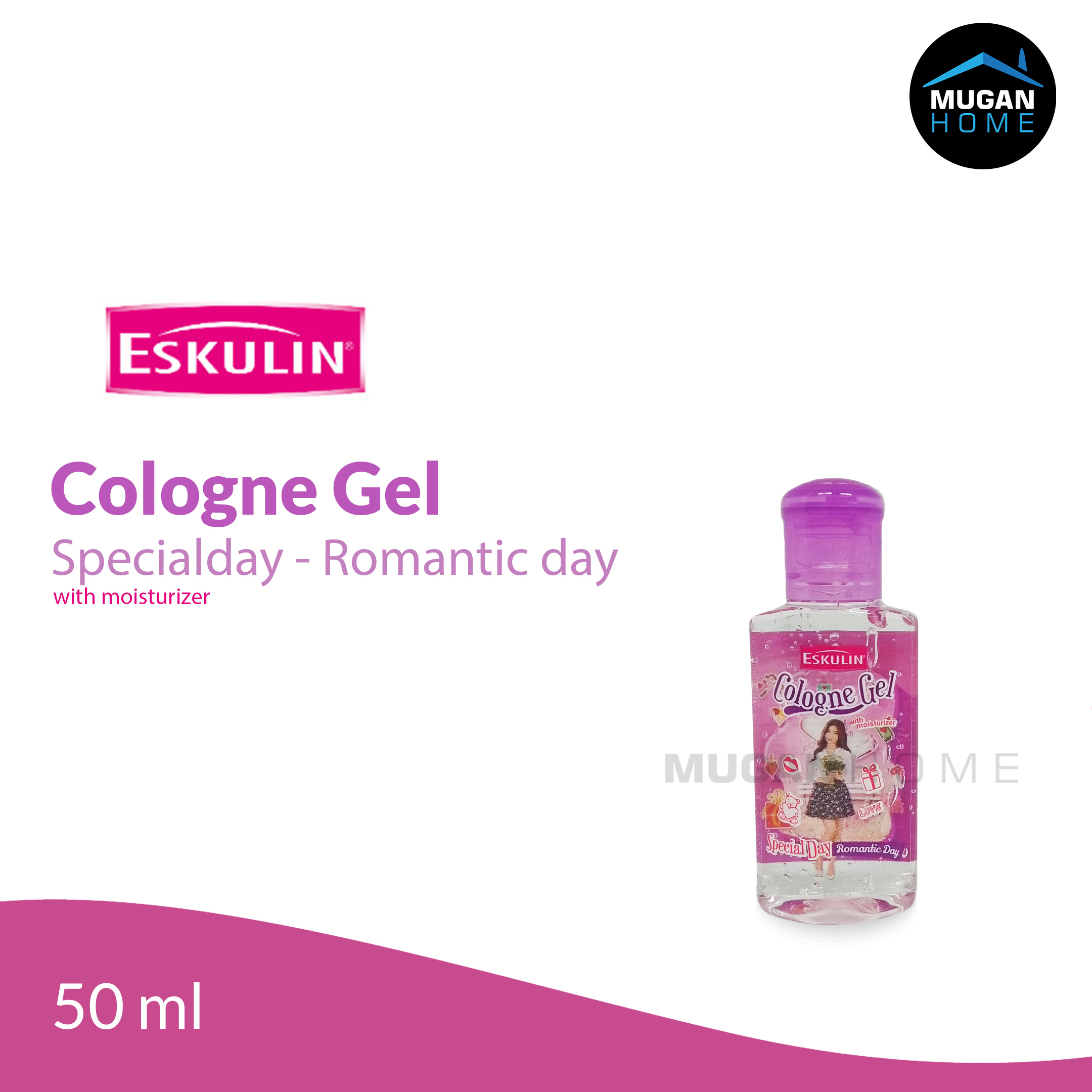 ESKULIN COLOGNE GEL 50ML SPECIAL DAY ROMANTIC DAY