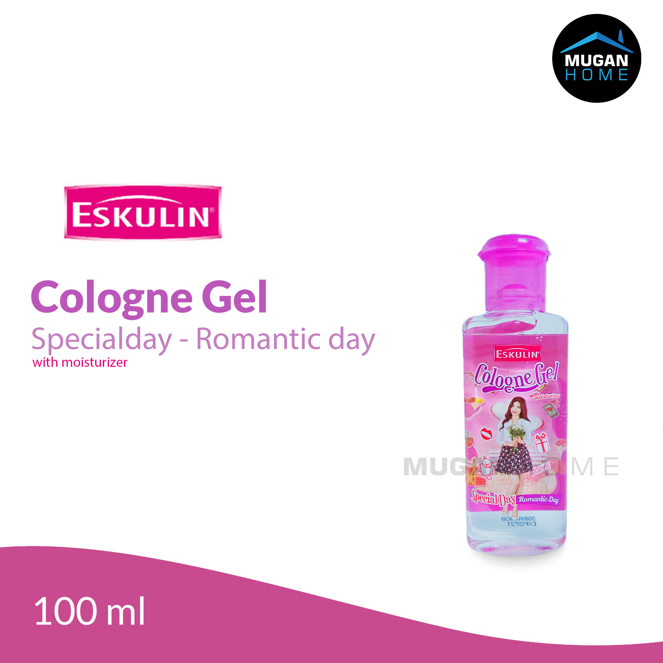 ESKULIN COLOGNE GEL 100ML SPECIAL DAY ROMANTIC DAY